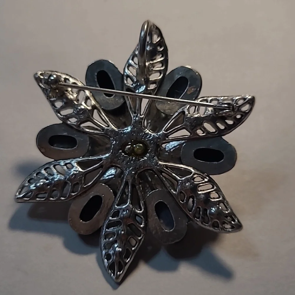 Women's Silvertone Brooch or Necklace